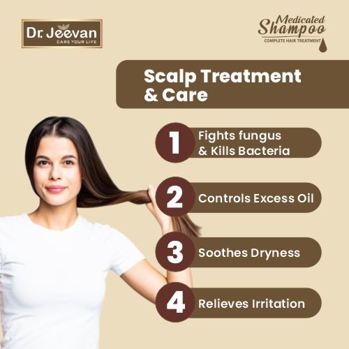 Dr. Jeevan Medicated Shampoo 300ml - Image 4