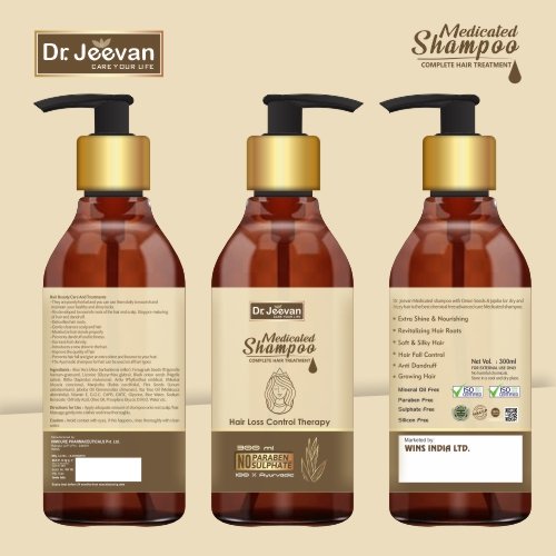 Dr. Jeevan Medicated Shampoo 300ml - Image 3